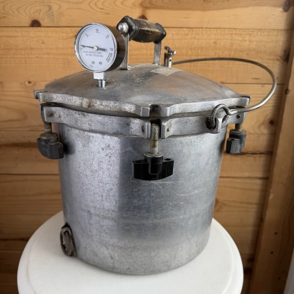 All American 12qt UNTESTED Canner Pressure Cooker Aluminum Pot Vintage + Parts